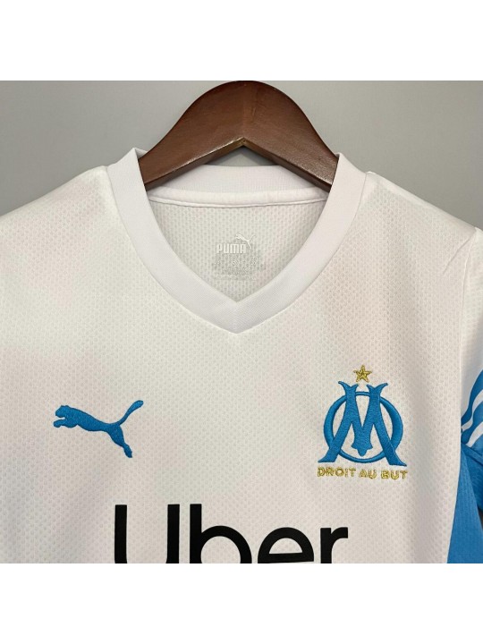 Camiseta Olympique Marsella Primera Equipación 2021 2022 Nino