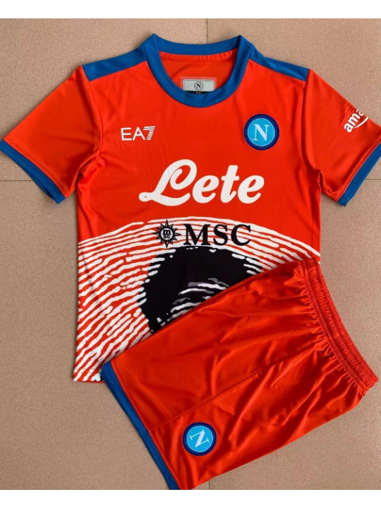 Camiseta 21/22 Napoli Commemorative Edition Niño