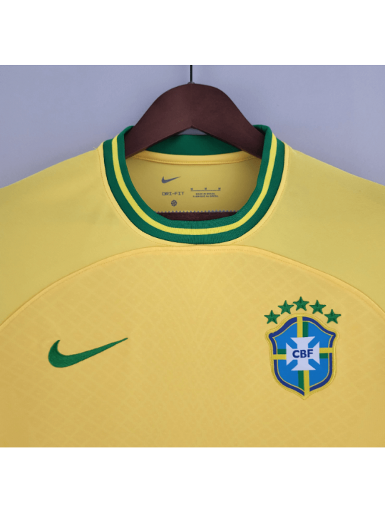 Camiseta Brasil Concepto 2022 Amarilla