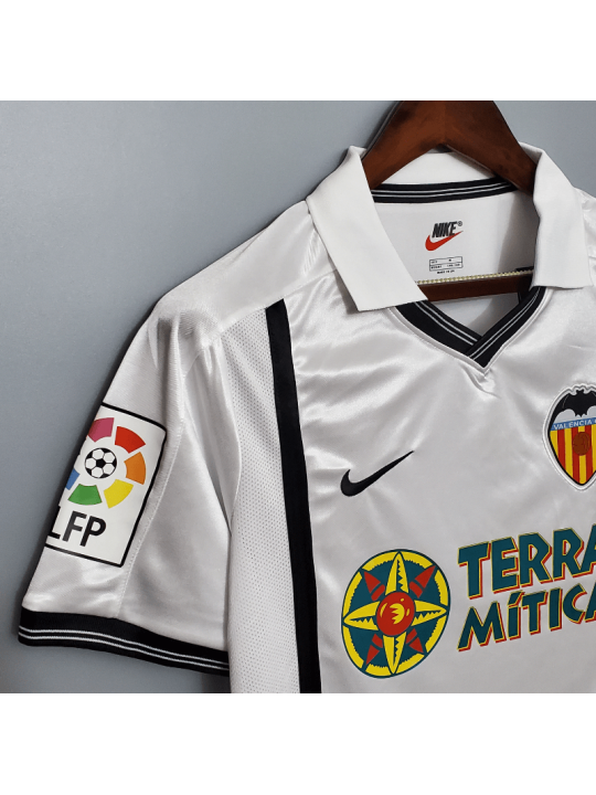 Camiseta Retro Valencia Cf Primera Equipación 2001