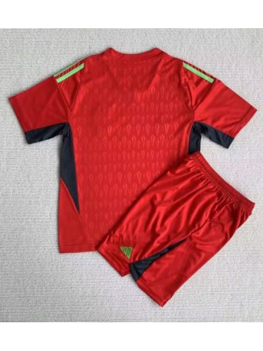 Camiseta Argentina Portera 3 Estrellas Roja Niño