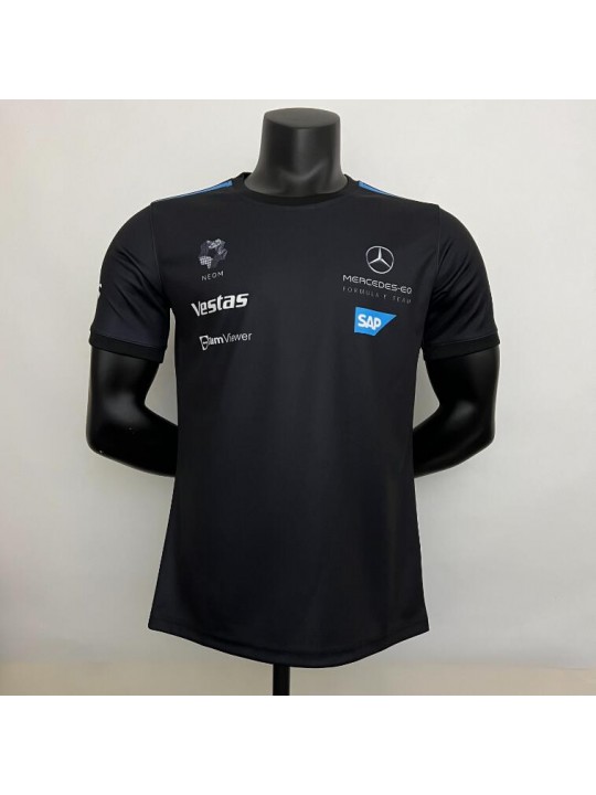 Camiseta Piloto Equipo Mercedes AMG 2023 - Negro