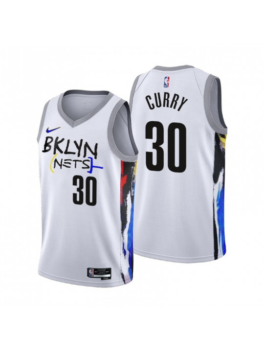 Camiseta Brooklyn Nets - Blanca Personalizado - 22/23