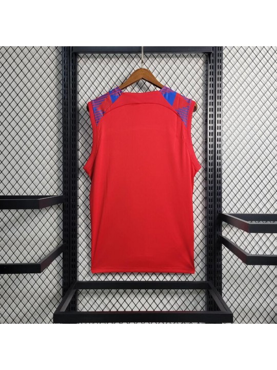 Camiseta Sin Mangas b-arcelona Pre-Match Rojo 23/24