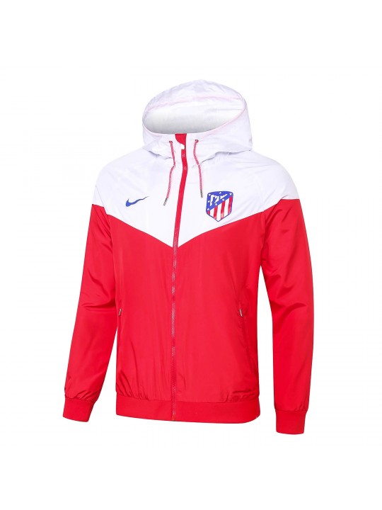 CHAQUETA CON CAPUCHA ATLÉTICO MADRID - Rojo/Blanco/