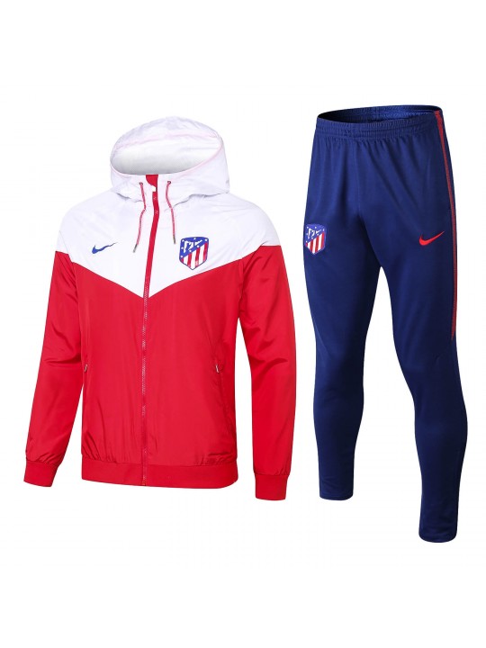 CHAQUETA CON CAPUCHA ATLÉTICO MADRID - Rojo/Blanco/