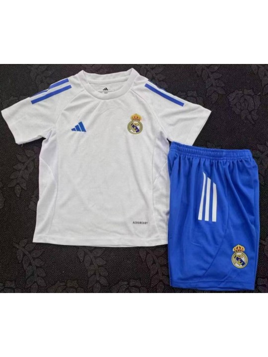 Camiseta Real Madrid Pre-Match 25/26 Niño + Pantalones