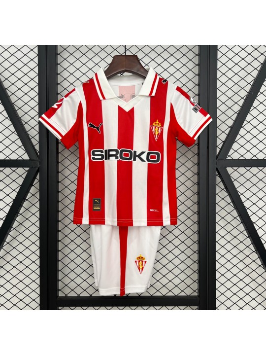 Camiseta Sporting De Gijón Primera Equipación 25/26 Niño