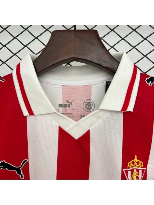 Camiseta Sporting De Gijón Primera Equipación 25/26 Niño