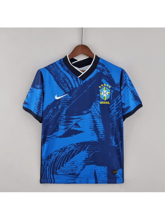 Camiseta 2022 Brazil Clásica Azul